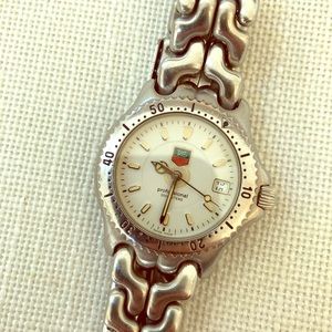 Tag Heuer silver watch